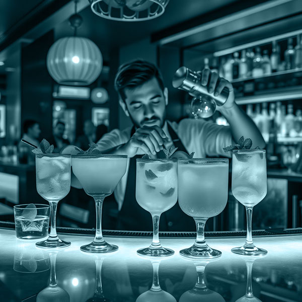 creating cocktails